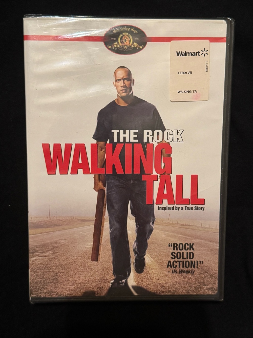 The Rock Walking Tall DVD - Red & Black Cover